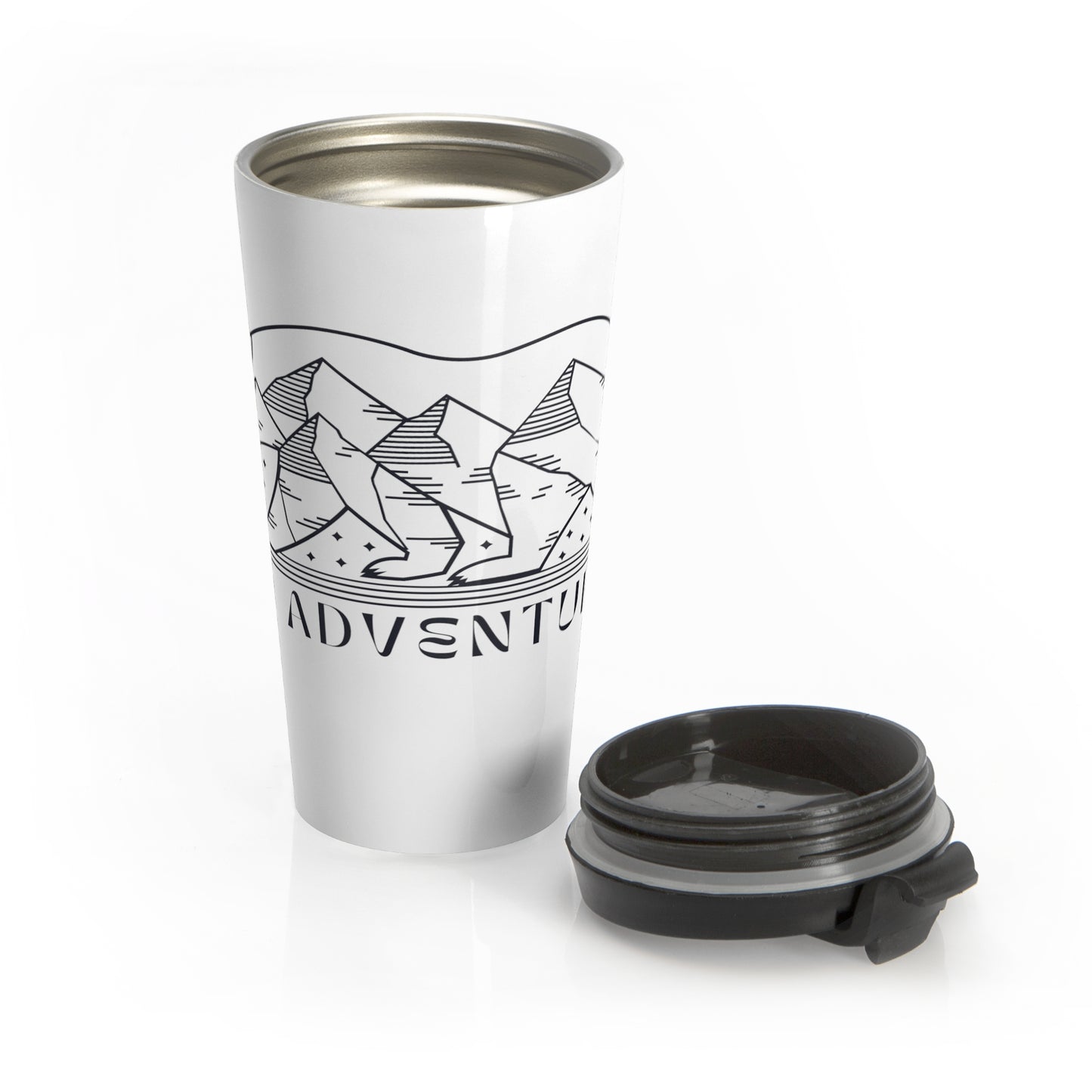 Rad Adventures Mountain Bear Stainless Steel Travel Mug